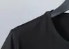 Знаменитые мужские высокие футболки буквы печати круглые шеи с коротким рукавом черные белые моды мужчины женщин высококачественные тройники # 98651