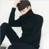 White Black Turtleneck Sweater Men Pullovers Winter Thicken Cashmere Mens Knitted Jumpers Male Turtle Neck Sweater Pull 201008