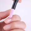 Black Quartz Scrubs Stone Cuticle Stick Pen Cuticle Nail Art Pusher Spoon Cut Nail Pusher Manicure Care Tools Double-headed