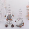 Christmas Santa Decoration Cute Swedish Figurines Tomte Gnome Doll Table Ornaments for Home Xmas Gifts JK2011PH