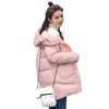 Épais chaud à capuche longue vers le bas Parkas femmes doudoune manteau d'hiver coton rembourré veste femme veste d'hiver manteau femme 210204