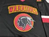 Özel The Mighty Ducks Eden Hall Warriors Adam Banks Retro Hockey Jersey Siyah Herhangi İsim Numara