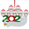 Nova Natal personalizado do ornamento de suspensão Máscara 2020 Toilet Paper Xmas Presente da família, direto da fábrica, preço barato, DHL transporte rápido