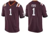 Camisetas de fútbol personalizadas Virginia Tech Hokies Fútbol Cualquier nombre Número 7 Michael Vick 2 Hendon Hooker 5 Ryan Willis Damon Hazelton Ncaa