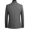 Moda uomo cappotti e giacche uomo giacca di un pezzo top misto lana giacca da uomo giacca primavera elegante cappotto casual solido due bottoni LJ201106