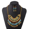 Chaînes Mode Sculpté À La Main Ethnique Femmes Collier Vintage BOHO Classique Géométrique Bijoux1