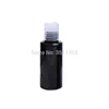 60 ml schwarz kleine große leere leere kunststoff lotion nachfüllbar flasche mini probe kosmetische emulsion shampoo sub