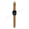 L Leather Strap Bracelet Stripes watchband fashion designer Watchbands 42mm 38mm 40mm 44mm iwatch 2 3 4 5 bands