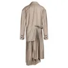 Z-ZOUX Donna Trench Coat Singolo Bottone Manica Lunga Donna Giacca A Vento Irregolare Pieghettato Donna Khaki Top Autunno Inverno Nuovo 201111