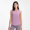 Vår och sommar tillbaka Hollow Out Sport Tankar Ärmlös Yoga T-shirt Lätt Breathable Sweat Wicking Running Fitness Tank Top