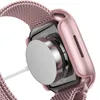 Boîtier en aluminium de luxe pour Apple Watch Series 7 41mm 45mm Armor Hard Cover