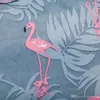 Flamingo impressão À Prova D 'Água Sacos Cosméticos Colaboráveis ​​Sacos de Lavagem Lona Bolsa Portátil Multifuncional Zipper Armazenamento Sacos WDH0529-2
