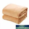 Comfortable Super Soft Keep Warm Flannel Blanket Large Size Solid Color Home Sofa Bedding Office Car Blanket Home Textile