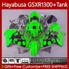 Hayabusa voor Suzuki GSXR 1300CC GSXR-1300 1300 CC 02 03 04 05 06 07 Body Green Flames 74NO.261 GSX-R1300 GSX R1300 96-07 GSXR1300 96 1996 1997 1998 1999 2000 2001 Valerijen