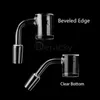 최신 25mmod 경 사진 Edge 쿼츠 Banger 4mm 바닥 10mm 14mm 18mm 4590 남성 여성 쿼츠 Banger Nails for Glass Bongs Dab rigs