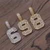 Benutzerdefinierte Buchstaben-Zahlen-Halskette, vergoldet, für Herren, DIY, Buchstaben- und Namenskette, Hip-Hop-Schmuck, Geschenk