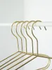 5 stks Nordic Gold Iron Mini Hangers Muur Haak Opslag Rack Home Organizer Decoratie Accessoires voor Baby Kid Clothes Dress Handdoek 201111