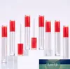 50/100 pièces 5 ML ABS brillant à lèvres Tube vide lèvres glaçure Tubes, bouchon rouge bricolage lèvre Brillant emballage conteneur