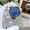 11 Color Men Высококачественные часы 41 мм 5500V110A-B481 4500V 110A-B126 Blue Dial Механический прозрачный прозрачный