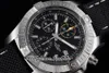 TF Night Mission 45 ETA A7750 cronografo automatico orologio da uomo cassa in acciaio quadrante nero quadrante giallo marcatori cinturino in nylon A13317101B1X1 cronometro orologi Puretime C3