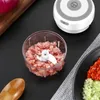 Tritatutto per aglio elettrico Utensile da cucina 100/250ml Robusto e durevole Mini Crusher Robot da cucina portatile Ricarica USB Smart by sea JJB14338