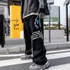 Unkledonjm kolorowe blok cargo Pants Men Hip Hop Hip Hop Loose Fit Spoders Spodnie Harajuku Man Fashion 2002 201128