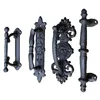 Heavy Duty Antique Barn Door Handle Large Rustic Door Pull for Gates Garages Sheds Closets Vintage Black Powder Coated Finish 201013