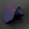 New Classic Men's Ties Neck Ties 8cm Plaid Striped Floral Ties for Formal Business Luxury Wedding Party Neckties Gravatas Gift Y1229