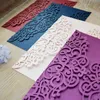 100pcs Wedding Invitations Cards Laser Cut Flower Multi Color Decor Gift Greeting Card Party Supplies