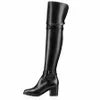 Fashion winter ankle boots women ankles knit bootie Tall Boot Karitube Black Sheeskin Calfskin Genuine Leather Over-knee Boot Wedding Party Dress