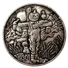 Old Hobo Nickel Souvenir Coins Antika gåvor Skeleton Fantasy Vintage Medieval Travel Collection Metal Coin1987890