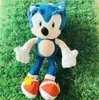 28 см новое поступление sonic the hedgehog sonic tails костяшки ехидны мягкие игрушки плюшевые игрушки подарок бесплатно