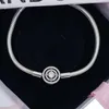 pandora jewelry Moments Halo Snake Chain Bracelet 925 Sterling silver Charm Beads Bracelets sets for Women with logo ale Bangle Children birthday Gift 590038C01