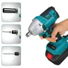 520NM 388VF Cordless Brushless Wretch Wretch Impact Wrench Conch 2x 15000mah Liion Battery Printing Drill instlation6241967