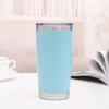 20oz Wine Tumbler Powder Coated Coffee Mugs Beer Glass Water Bottle 2 Layer Vacuum Insulated Beer Mug Wedding Party Champagne Mugs with Lid CG001