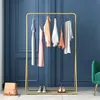 Kledingrek Kinderen Meubels Doekwinkel Display Stand Nano Gold Floor Type Dubbellaags Kledingrekken Heren en Dames Iron Hanger