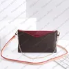 Torebki od projektantów torebki damskie modne torby na ramię torebki z prawdziwej skóry łańcuszek Crossbody kody seryjne Torba ROZMIAR 23cm M41638 LB125 Torebka Torebka