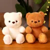 Hochwertige gefüllte echte Teddybär-Plüsch-Babypuppe zum Kuscheln, weiches Tierbär-Plüschtier, schönes Valentinstagsgeschenk