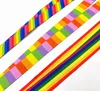 Toptan 100pcs gay gurur lgbt gökkuşağı anahtarlık asma kordon boyun kimlik kartı aksesuarları unisex hediye için telefon cazibesi anahtarlık