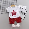 Abbigliamento per bambini neonati per bambini tshirtpants 2 pezzi set stella outfit neonati abiti casual estivi costume per bambini 6925379