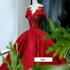 Luksusowe Czerwone Suknie Wieczorowe Bling Crystal Cekiny Suknie Balowe Bez Rękawów Suknie Prom Dresses Custom Made Formal Party Dresses Rata de Mariée