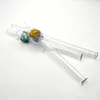 QBSOMK Mini Nectar Collector Färgglad med 8,3 tum Nector Glass Straigh Dab Tube Rökningstillbehör Glas Tips för DAB