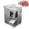 Automatischer elektrischer Fleischschneider aus Edelstahl, multifunktionaler kommerzieller Fleischschneider für geschreddertes Schweinefleisch, gewürfeltes Fleisch, 220 V