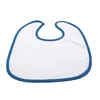 Sublimatie Blanco Baby Bib Zakdoek Warmte Transfer Polyester en Katoen Afdrukken Jongens Meisjes Vlak DIY BIBS Sjaal Saliva Handdoeken Burp Doeken B1