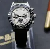 20 färg lyxklocka modestil män titta på 40 mm mekanisk full rostfritt stål automatiska rörelse sportklockor safir glas män armbandsur