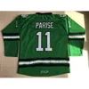 CEUF Wholesale Men's North Dakota Hockey Jersey Blank 7 TJ Oshie 9 Jonathan Toews 11 Zach Parise Fighting Sioux Dakota College Hockey Jersey