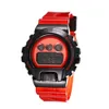 Venta en caliente LED Digital Watch DW6900 Reloj casual deportivo para hombres World Tiempo impermeable y prueba de envío gratis 8139076
