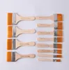 High Quality Nylon Paint Brush Different Size Wooden Handle Watercolor Brushes For Acrylic Oil Painting School Art Supplies HC G4047