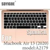 Keyboard Covers Spain Laptop Cover For Air13 2021 A2179 Protective Film 13inch Spanish Silicone Cover1