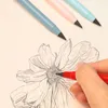 Crayon entérique HB sans encre coloré Pas besoin d'aiguiser des crayons permanents sans fin pour stylos à plomb Stylos effaçables pour enfants Outils d'écriture de papeterie pour élèves écologiques ZL0293